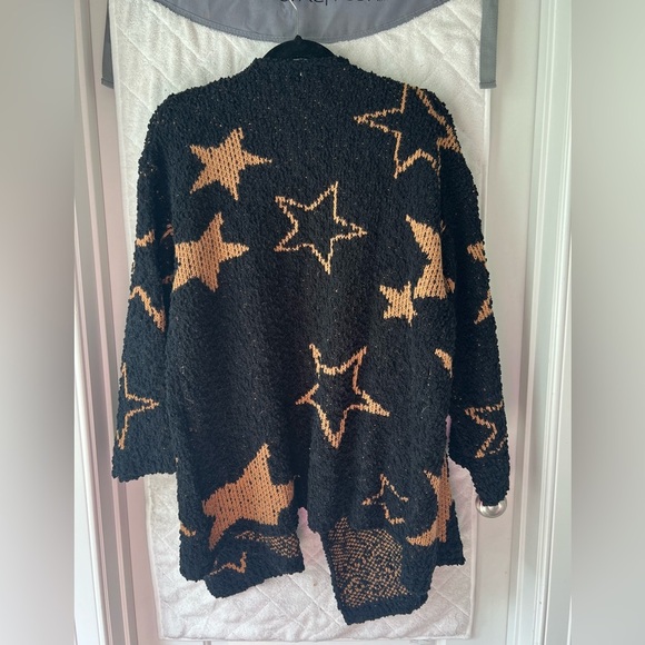 NWOT Pol Star Print Drape Cardigan - Picture 8 of 8